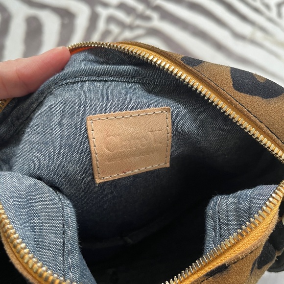 CLARE V SUEDE LEOPARD CROSSBODY - Picture 7 of 7